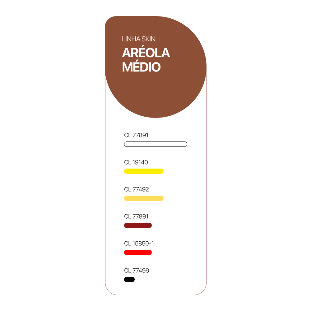 Pigmento Mag Color Skin Medical Aréola Médio